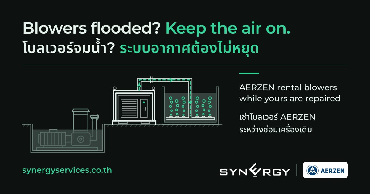 Flooded Blowers? Keep Aeration Running with AERZEN Rental