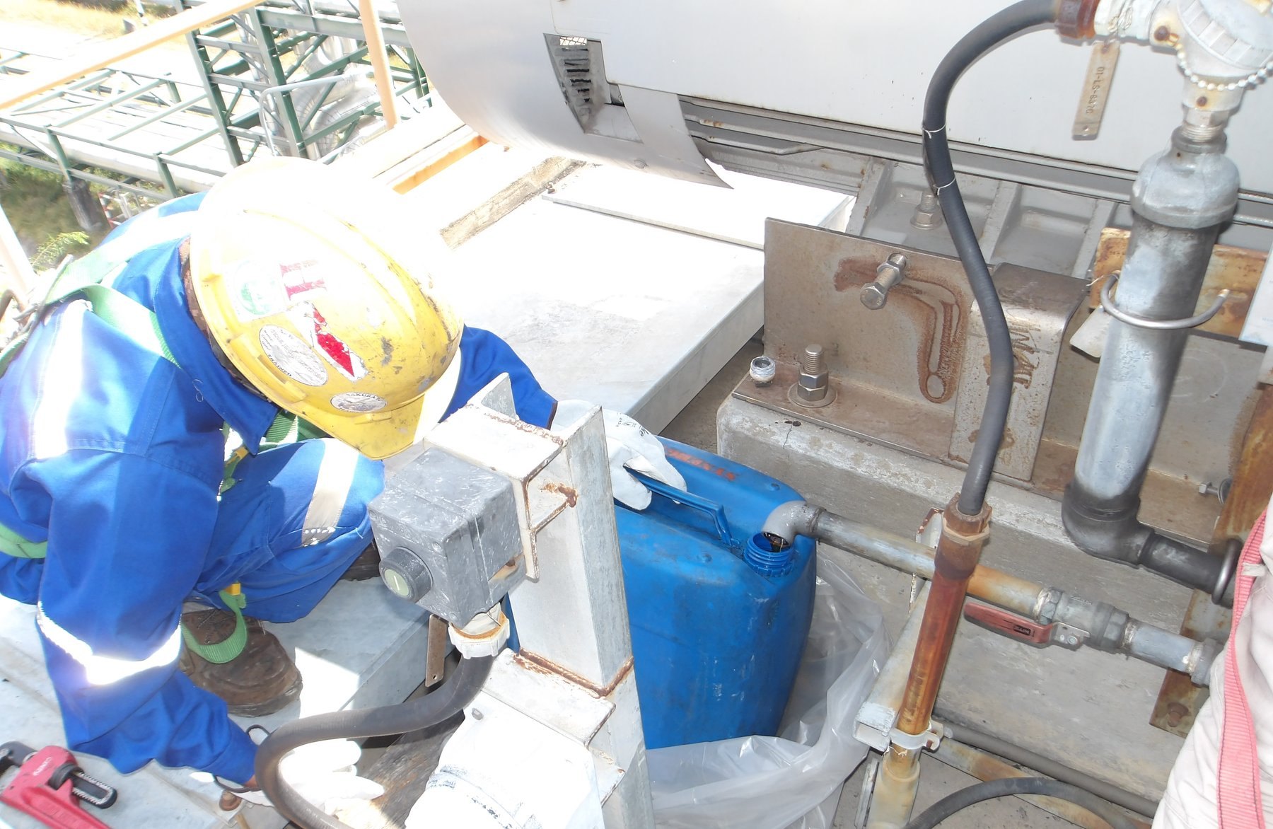 Cooling tower gearbox maintenance for the petrochemical site