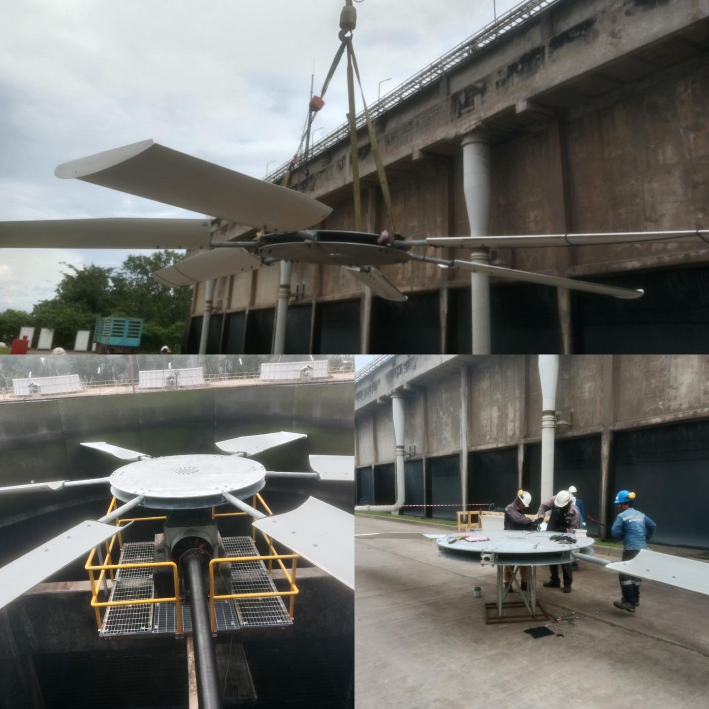 Synergy Services Co., Ltd., the official representative of AFI Axial Fan Int Srl (Italy) in Thailand, successfully installed a 9,145 mm diameter Model 6.1F-9145-06 for our valued customer.